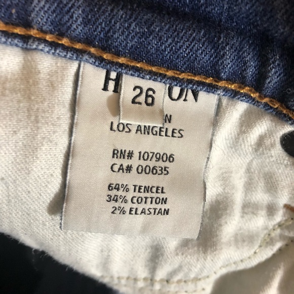 Hudson Gia Midrise Skinny Jeans size 26 - Picture 5 of 6